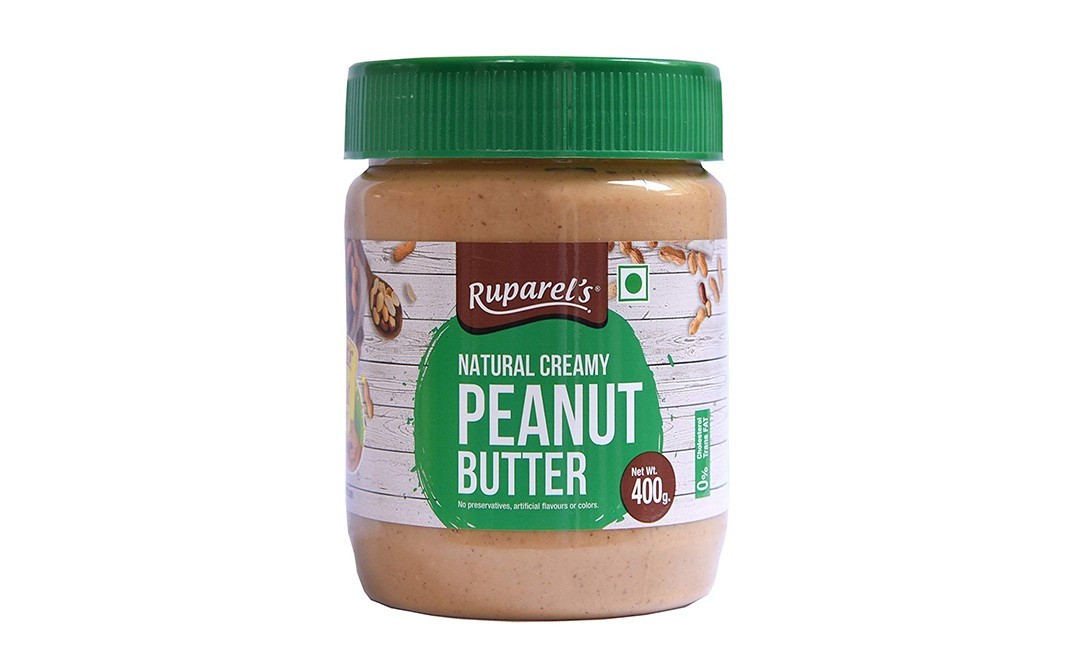 Ruparel's Natural Creamy Peanut Butter   Jar  400 grams
